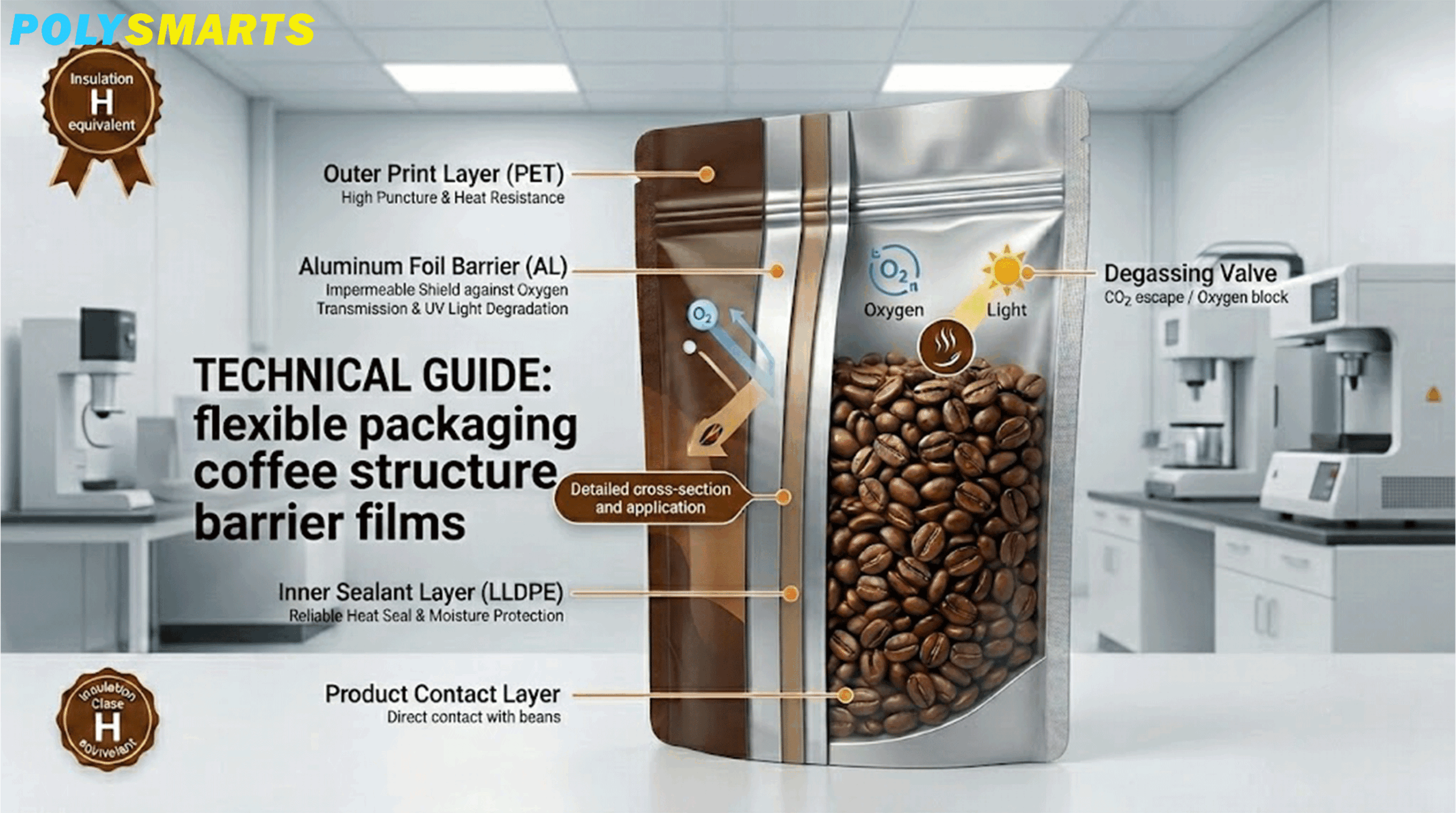 flexible packaging coffee structure barrier films