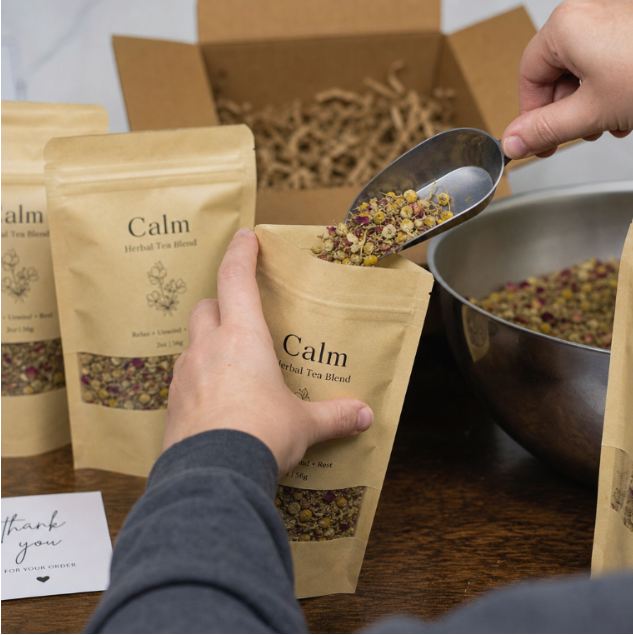 kraft paper stand up pouches