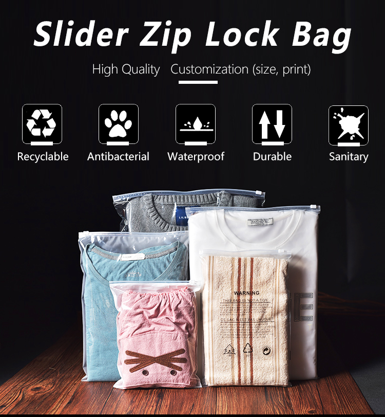 polysmarts slider zip lock bags