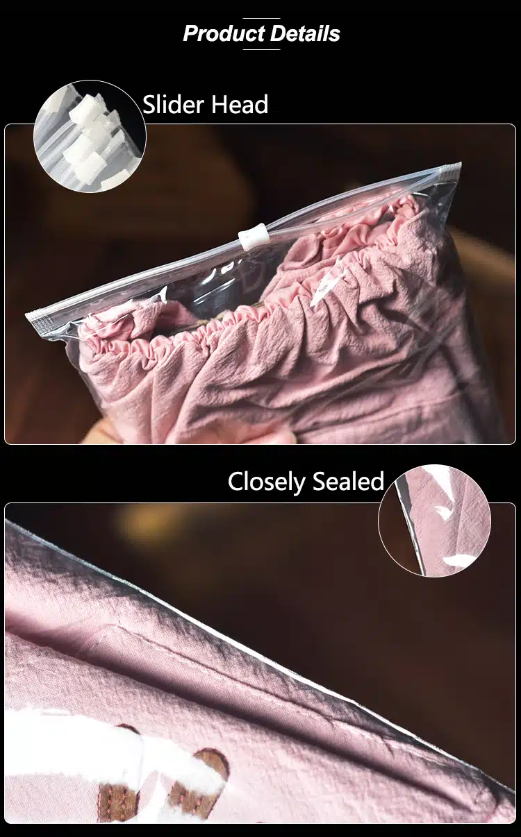 polysmarts slider zip lock bags