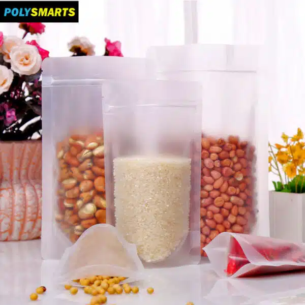 stand up frosted bags