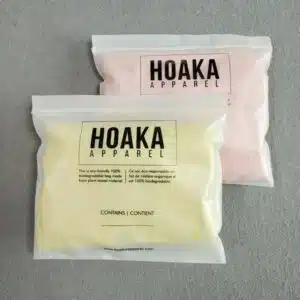 Tシャツや衣類用の生分解性再封可能なプラスチックジッパーバッグ