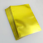 Mylar Foil Open Top Heat Seal 3 sacos de vedação lateral