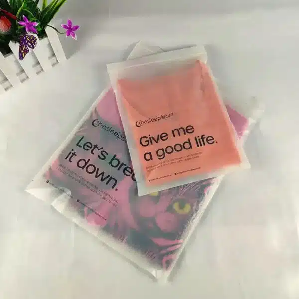 Biodegradable Reclosable Plastic Zipper Bags for T Shirt Clothes