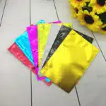 أكياس مايلر ذات الختم الحراري المفتوح من الأعلى بثلاثة جوانب