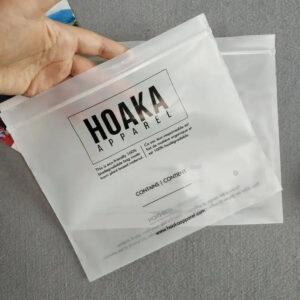 Bolsas plásticas biodegradables con cremallera que se pueden volver a cerrar para ropa de camiseta