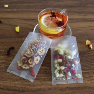 Sacs d'emballage de bonbons aux biscuits transparents en poly
