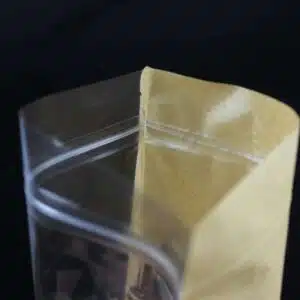 bolsas de papel kraft con ventanas completas