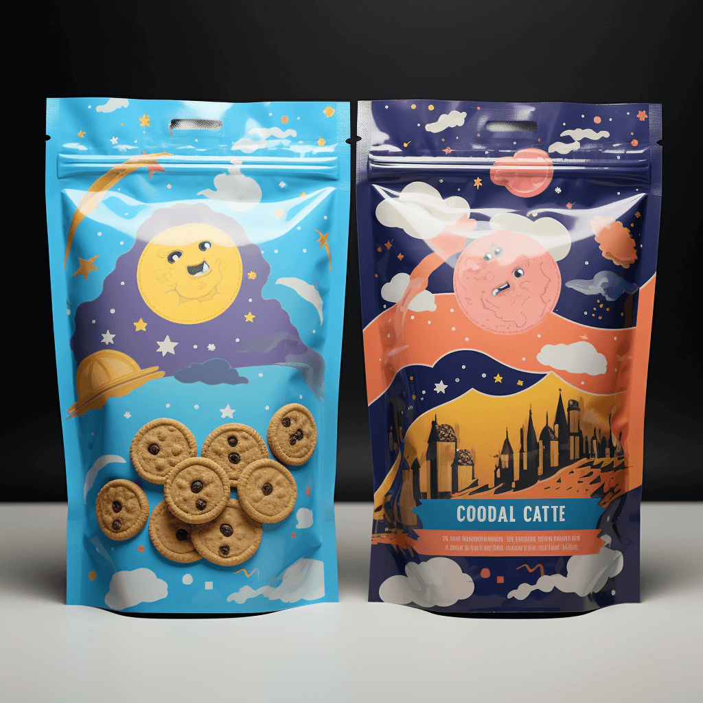 sacs à biscuits en mylar