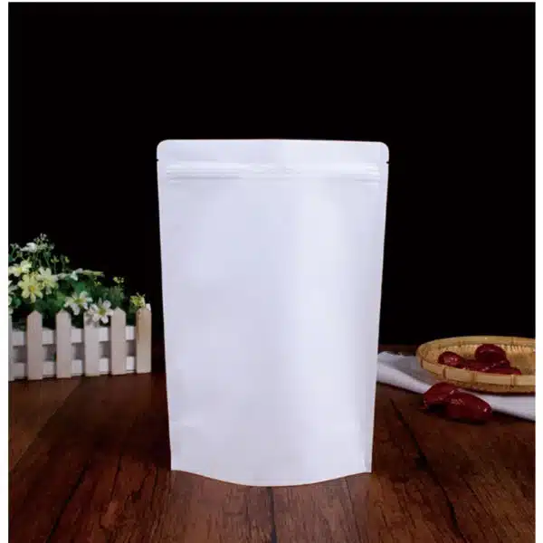 内有铝箔的白色牛皮纸袋批发