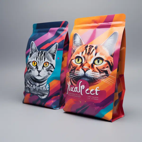 Pet Food Flat Bottom Pouches