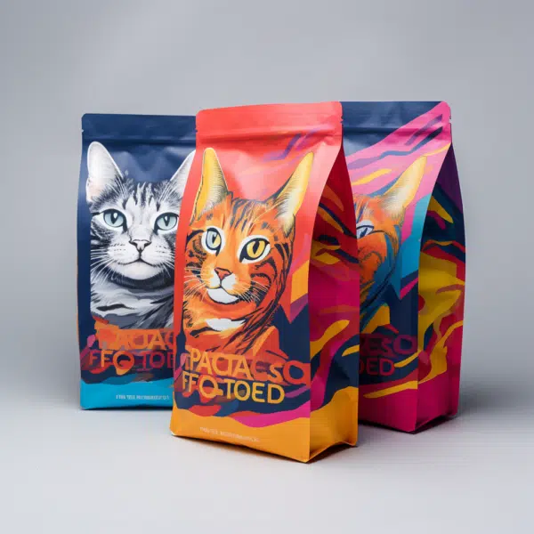 Pet Food Flat Bottom Pouches