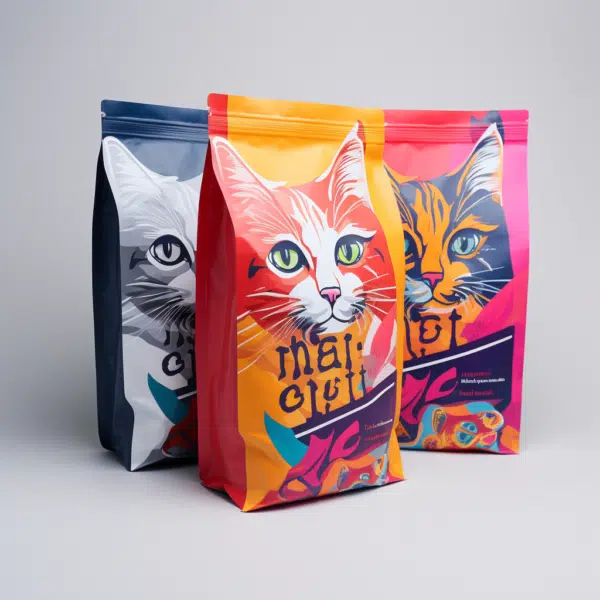 Pet Food Flat Bottom Pouches
