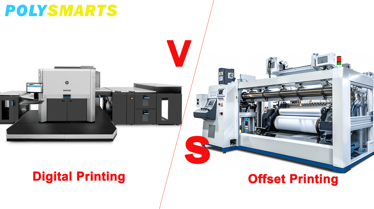 Impresión offset versus impresión digital