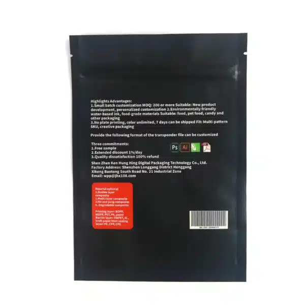 levante-se sacos de papel alumínio