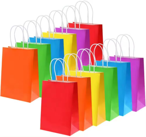 Colorful Kraft Paper Bags