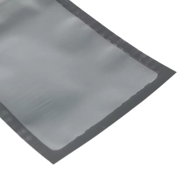 Transparente Mylar-Plastiktüte mit Vorderseite