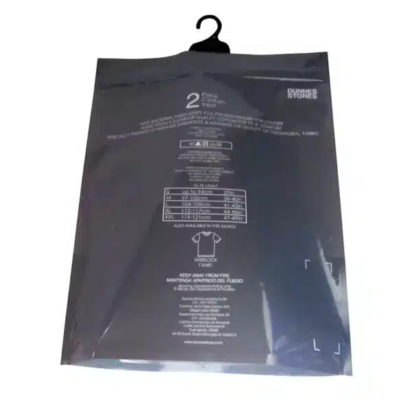 Polybeutel mit Haken