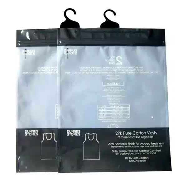 Polybeutel mit Haken