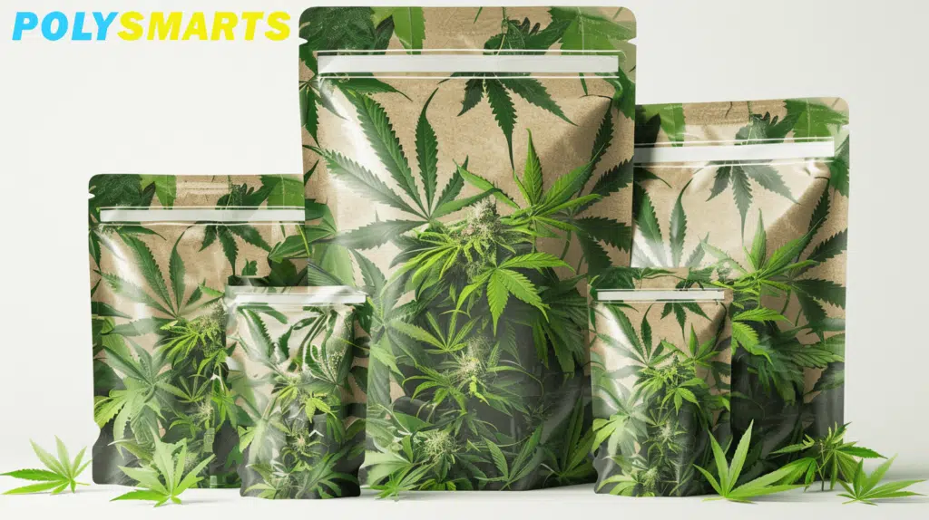 various capacity of weed bags