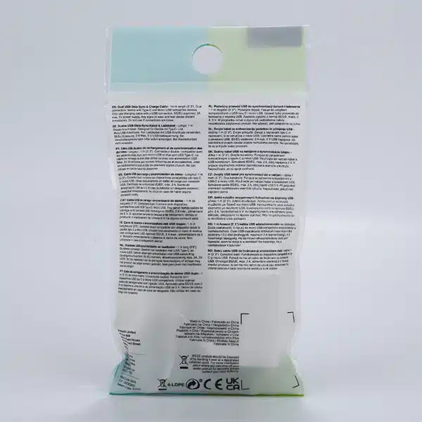 3C Plastic Package Bags