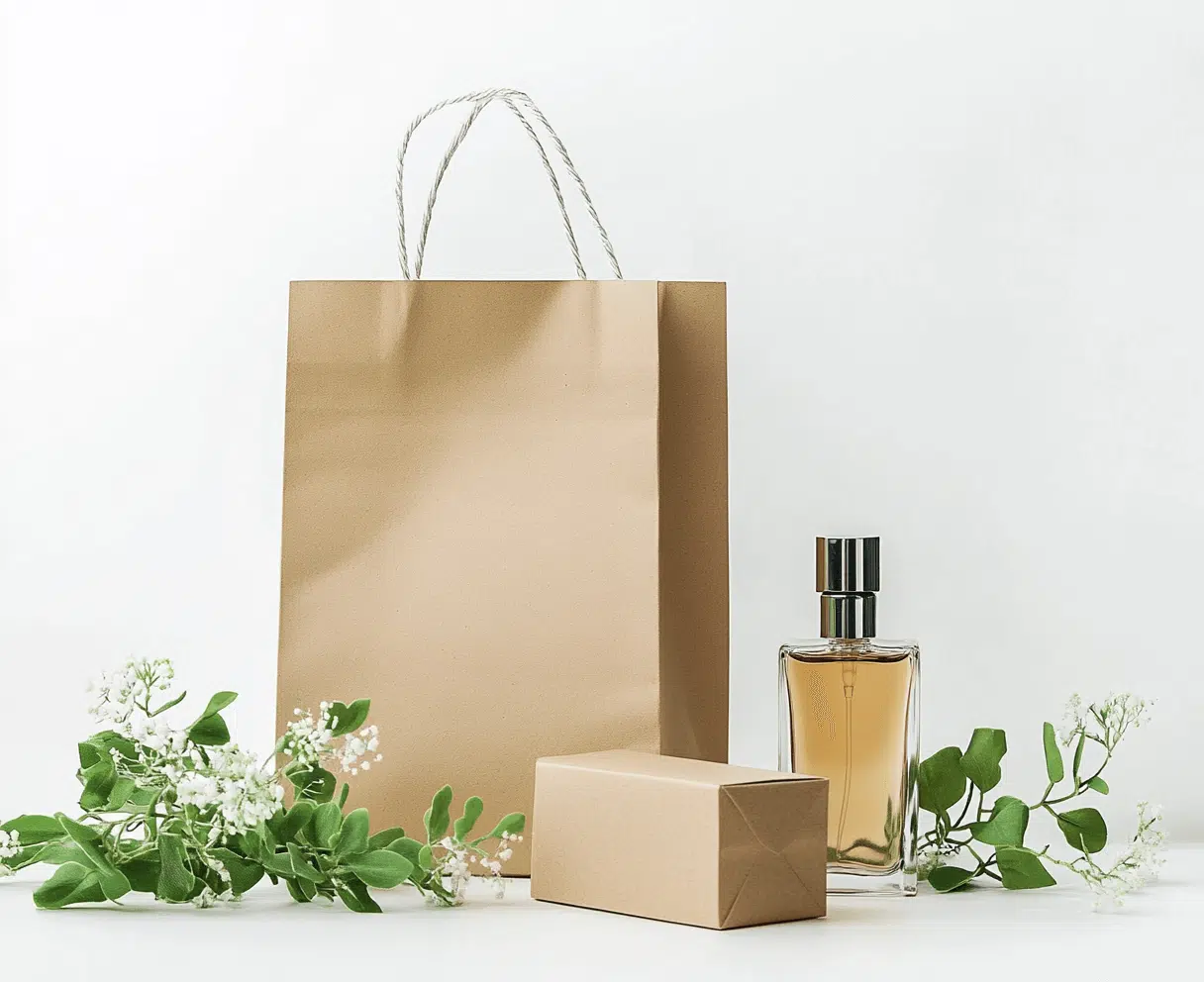 brown kraft paper bags