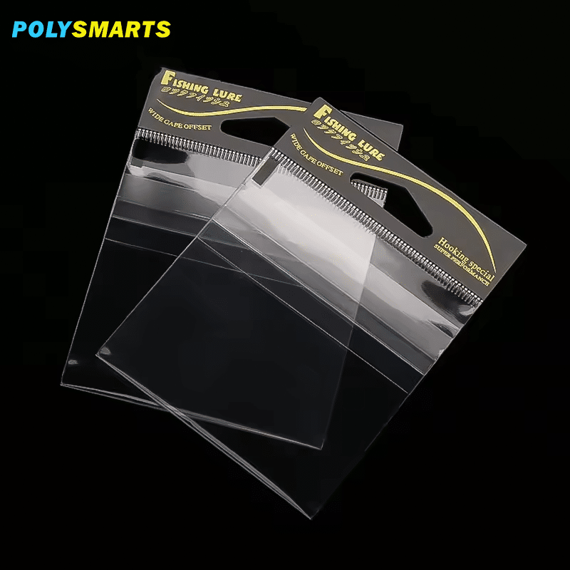 Custom Printed Header Card Packaging Bag With Self Adhesive ...