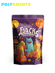 printed stand up bags