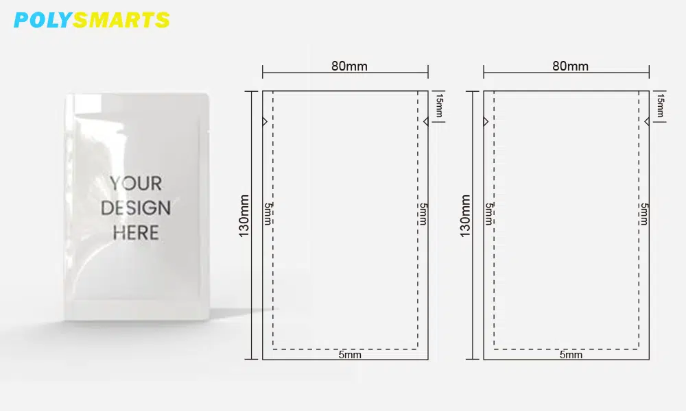 Sachet Packaging Dieline