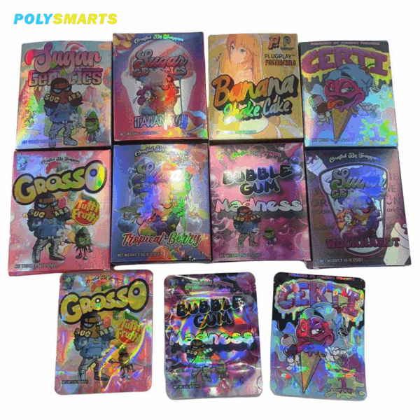 mylar bags with box