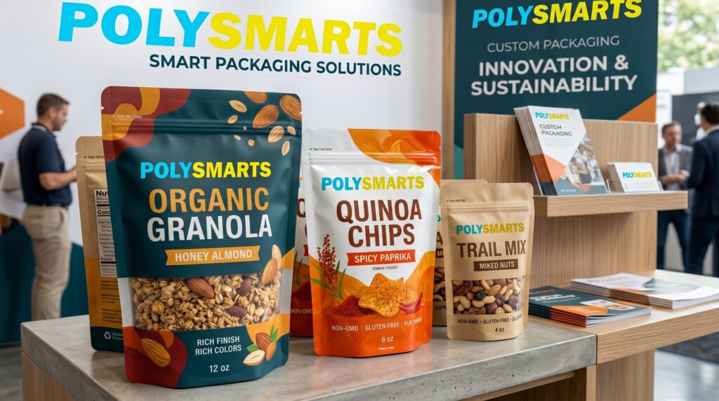 Polysmarts custom food packaging bags