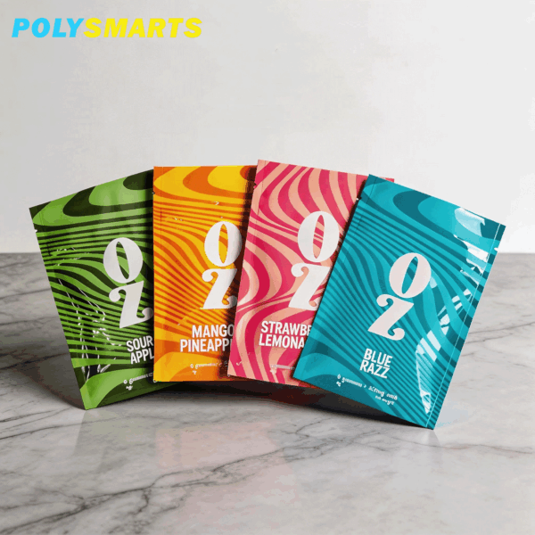 custom flat barrier pouches