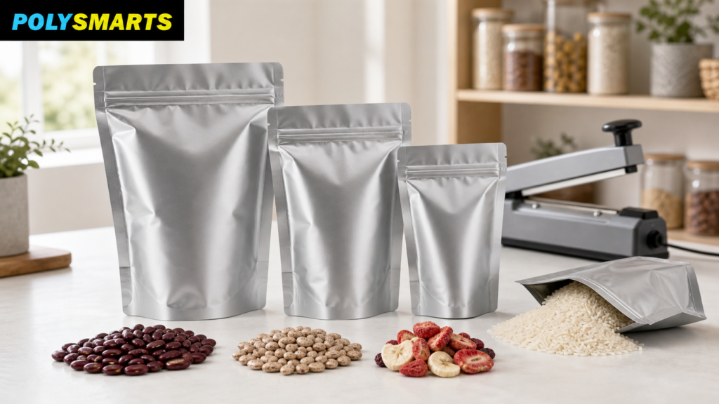 Sacos de mylar para armazenamento de alimentos - (1)
